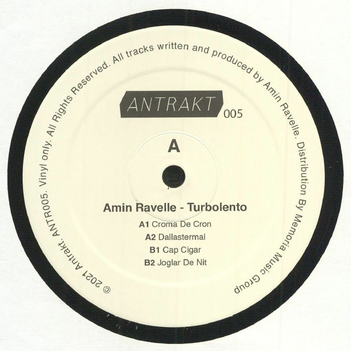 AMIN RAVELLE - Turbolento EP