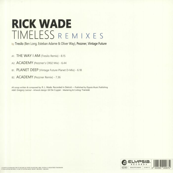 WADE, Rick - Timeless Remixes