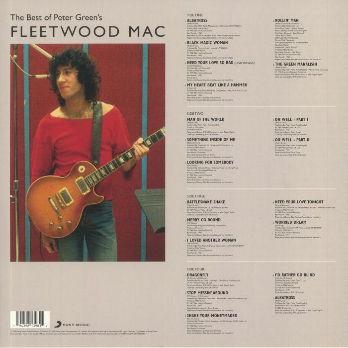 FLEETWOOD MAC - The Best Of Peter Green s Fleetwood Mac (reissue) Vinyl ...