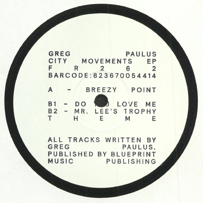PAULUS, Greg - City Movements EP