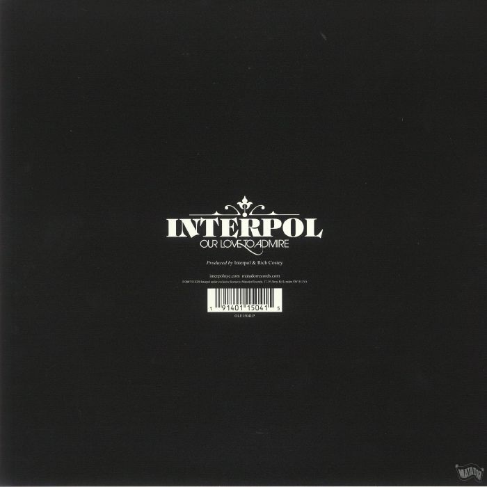 INTERPOL - Our Love To Admire (reissue) Vinyl at Juno Records.