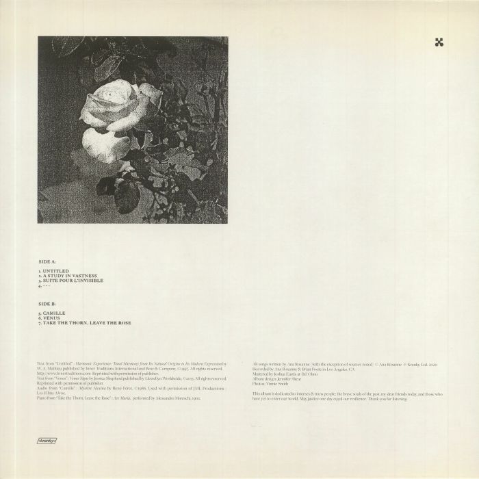 Ana ROXANNE - Because Of A Flower Vinyl at Juno Records.