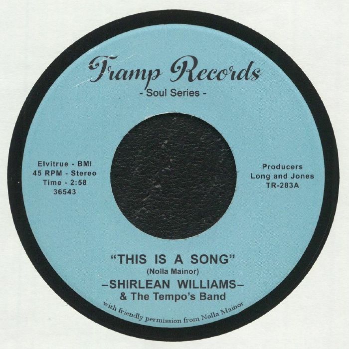 WILLIAMS, Shirlean & THE TEMPO'S BAND - This Is A Song (reissue)