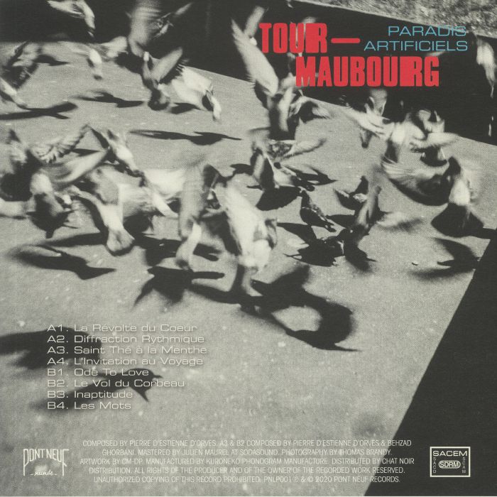 [レコード] Tour Maubourg Paradis Artificiels Tour-Maubourg – Paradis Artificiels – Vinyl (LP, Album), 2020