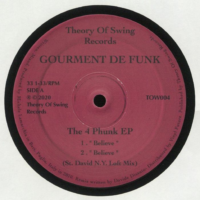 GOURMENT DE FUNK - The 4 Phunk EP