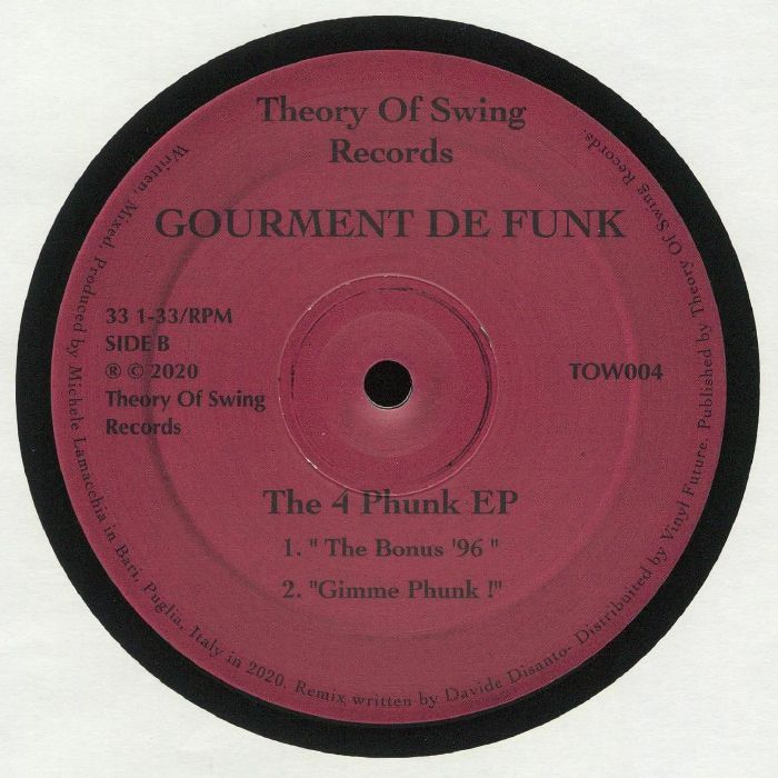 GOURMENT DE FUNK - The 4 Phunk EP