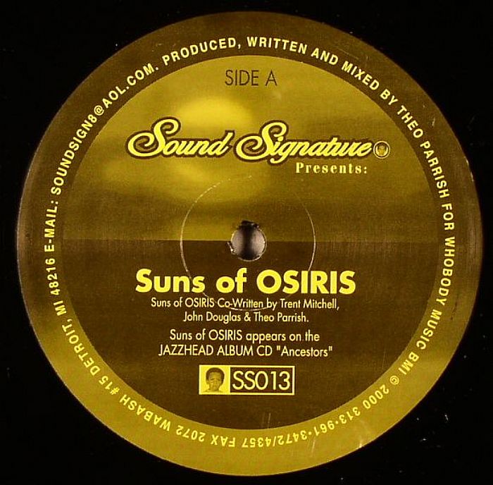 PARRISH, Theo - Suns Of Osiris