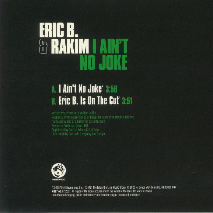 ERIC B & RAKIM - I Ain't No Joke