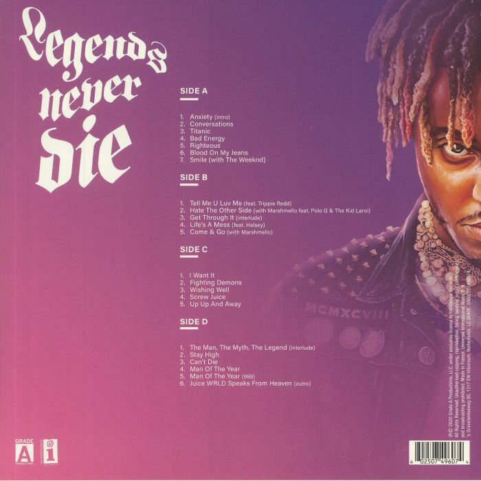 Juice Wrld Legends Never Die Vinyl At Juno Records 