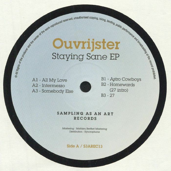 OUVRIJSTER - Staying Sane EP