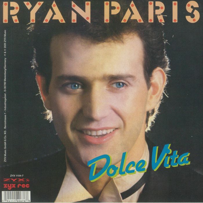 RYAN PARIS - Dolce Vita Vinyl at Juno Records.