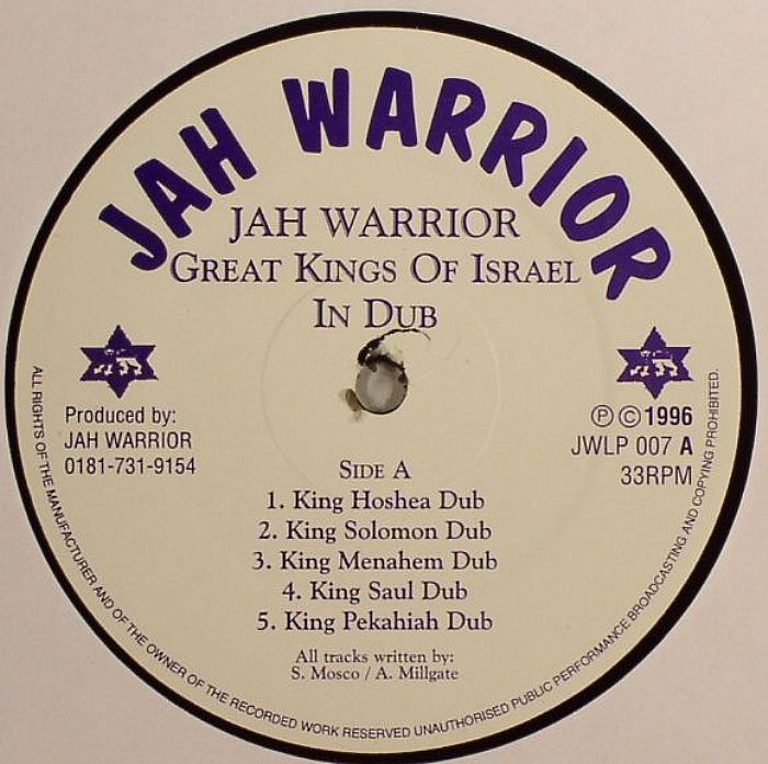 JAH WARRIOR - Great Kings Of Israel In Dub