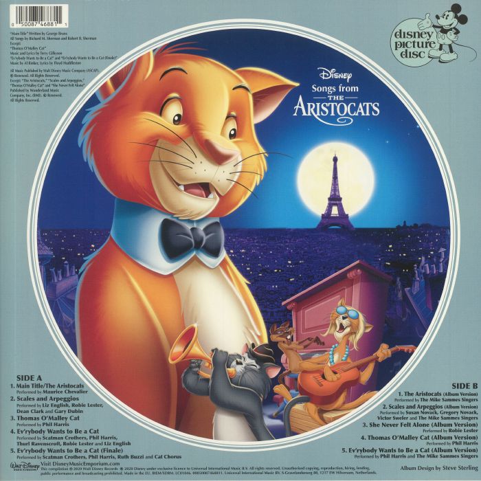 VARIOUS - Songs From The Aristocats (Soundtrack) Vinyl at Juno Records.