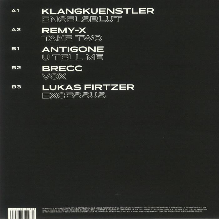 KLANGKUENSTLER/REMY X/ANTIGONE/BRECC/LUKAS FIRTZER - Exhale Va001 Part 2