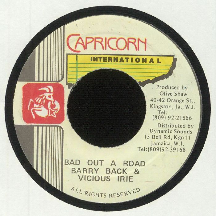 BACK, Barry/VICIOUS IRIE - Bad Out A Road (warehouse find)