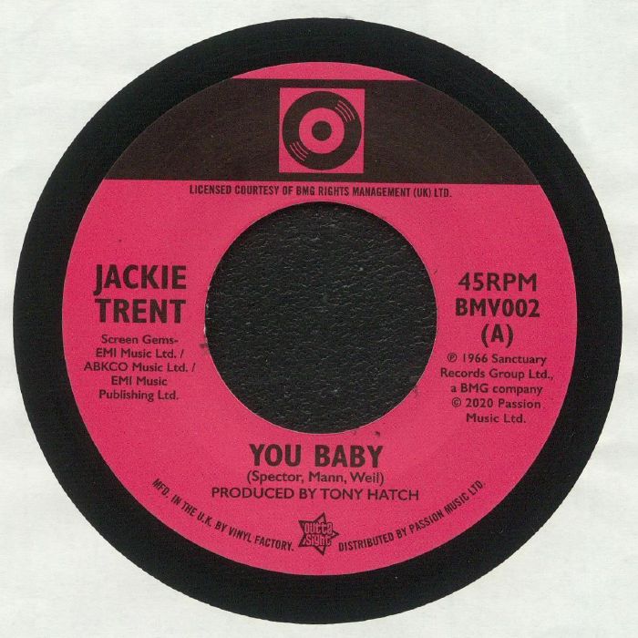 TRENT, Jackie/LORRIANNE SILVER - You Baby (reissue)