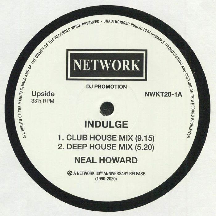 HOWARD, Neal - Indulge (reissue)