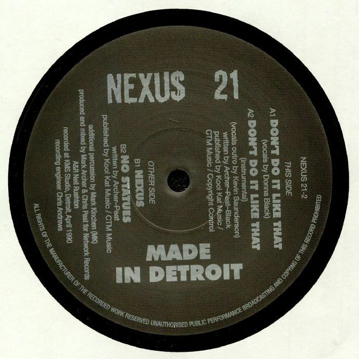 NEXUS 21 - Made In Detroit (B-STOCK)