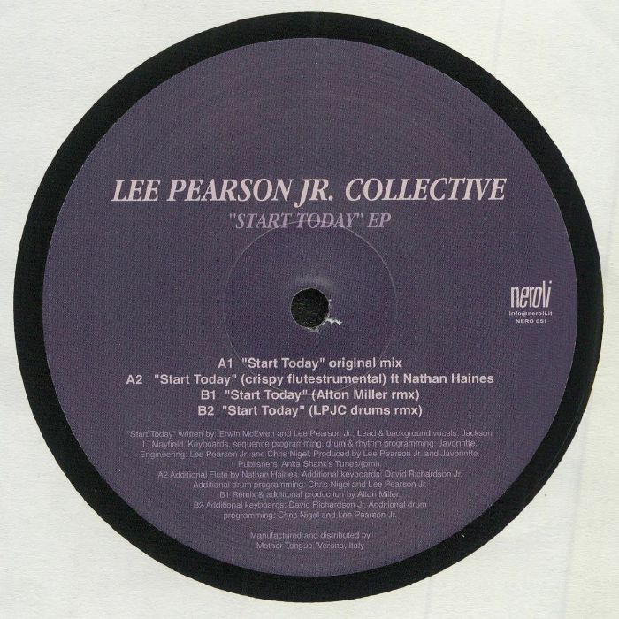 LEE PEARSON JR COLLECTIVE - Start Today EP