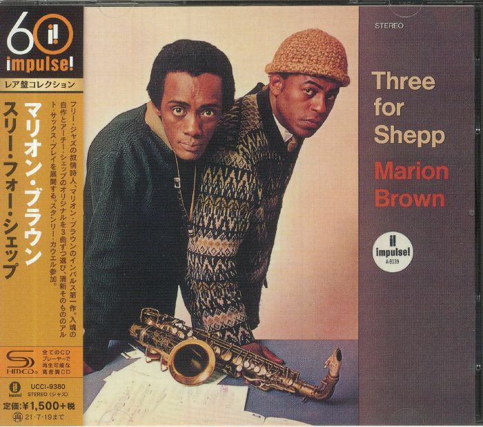 BROWN, Marion - Three For Shepp (reissue)