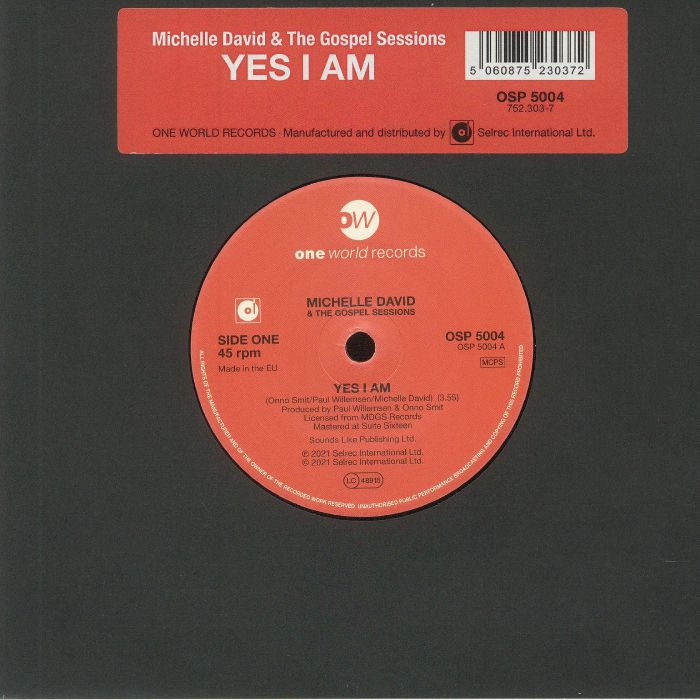 DAVID, Michelle/THE GOSPEL SESSIONS - Yes I Am