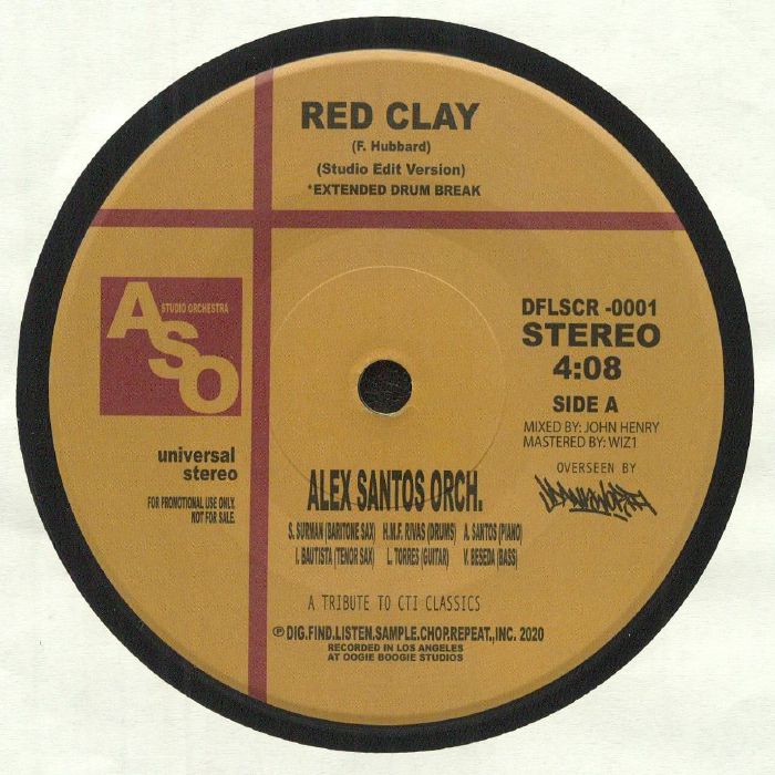 ALEX SANTOS ORCH - Red Clay