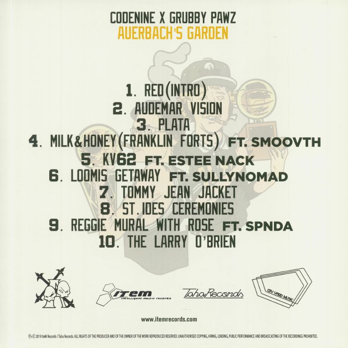 CODENINE/GRUBBY PAWZ Auerbach s Garden vinyl at Juno Records.