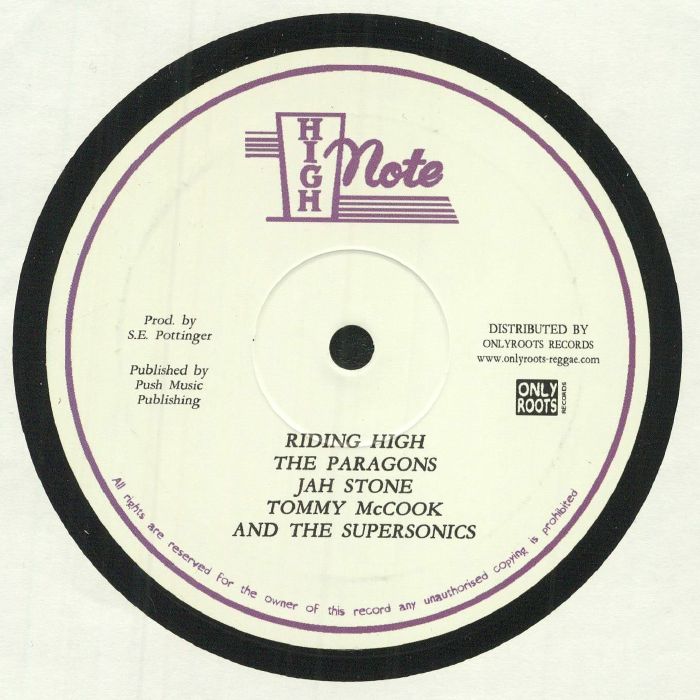 PARAGONS, The/JAH STONE/TOMMY McCOOK & THE SUPERSONICS - Riding High