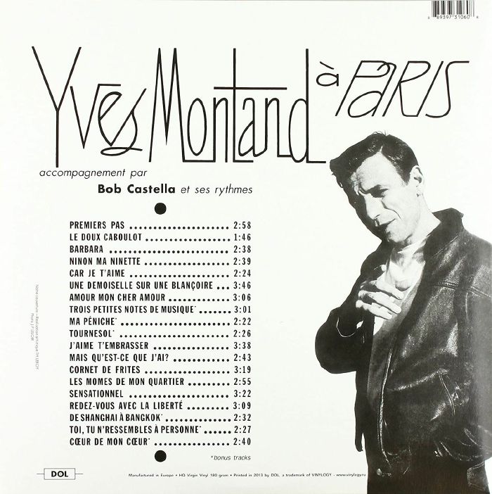 Yves MONTAND A Paris vinyl at Juno Records.