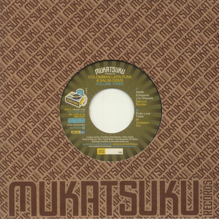 MUKATSUKU presents ADOLFO ECHEVERRIA Y SU ORQUESTA/FRUKO Y SUS TESOS - Colombian Latin Funk & Salsa Gems: Volume Three