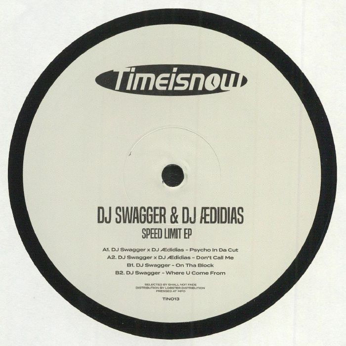DJ SWAGGER/DJ AEDIDIAS - Speed Limit EP