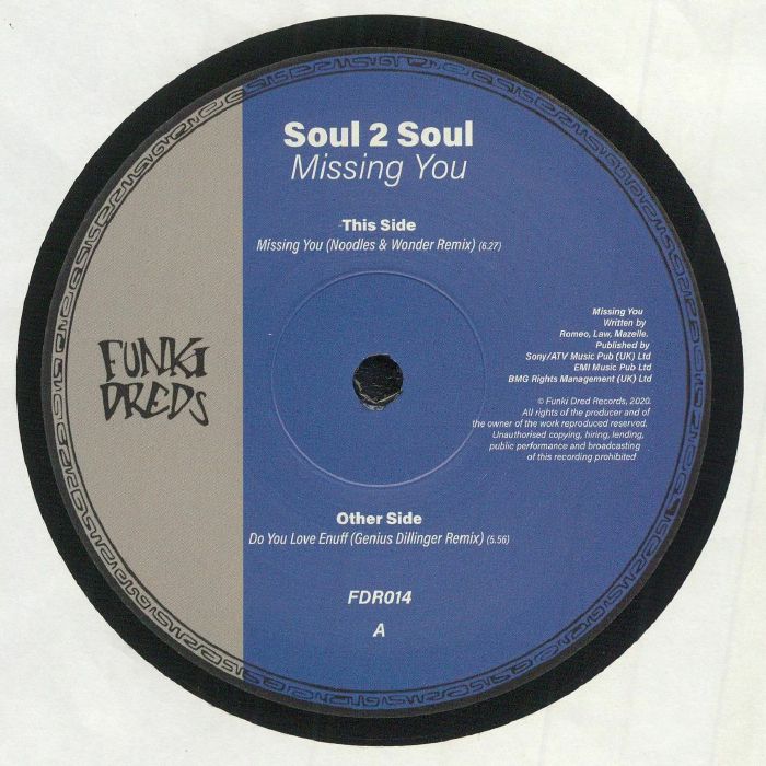 SOUL II SOUL - Missing You (Noodles & Wonder remix)