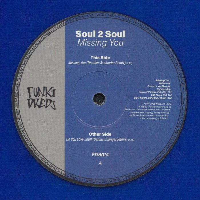 SOUL II SOUL - Missing You (Noodles & Wonder remix)
