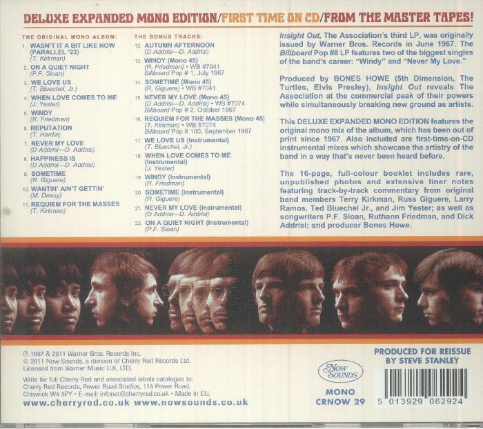 ASSOCIATION, The - Insight Out (Deluxe Expanded Mono Edition)