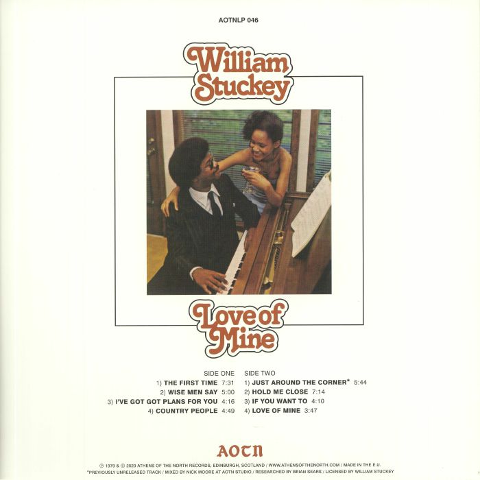 STUCKEY, William - Love Of Mine (reissue)