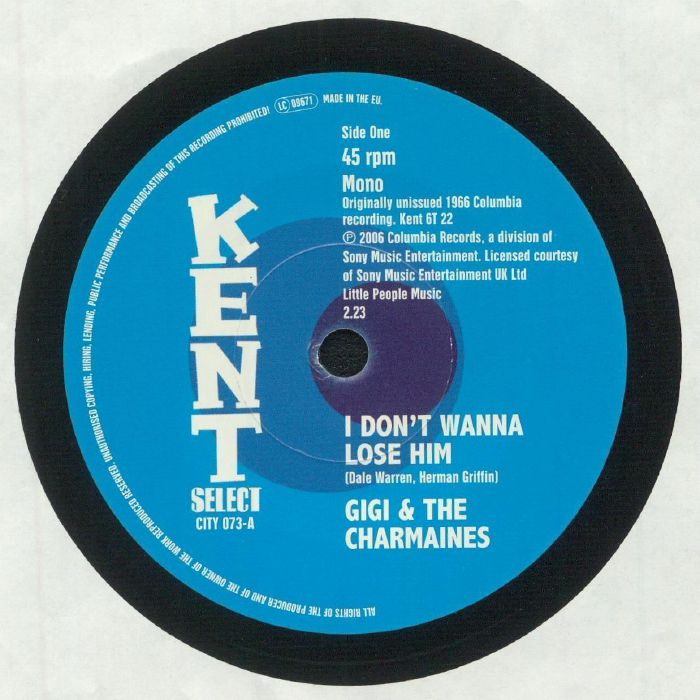 GIGI & THE CHARMAINES/WALTER JACKSON - I Don't Wanna Lose Him