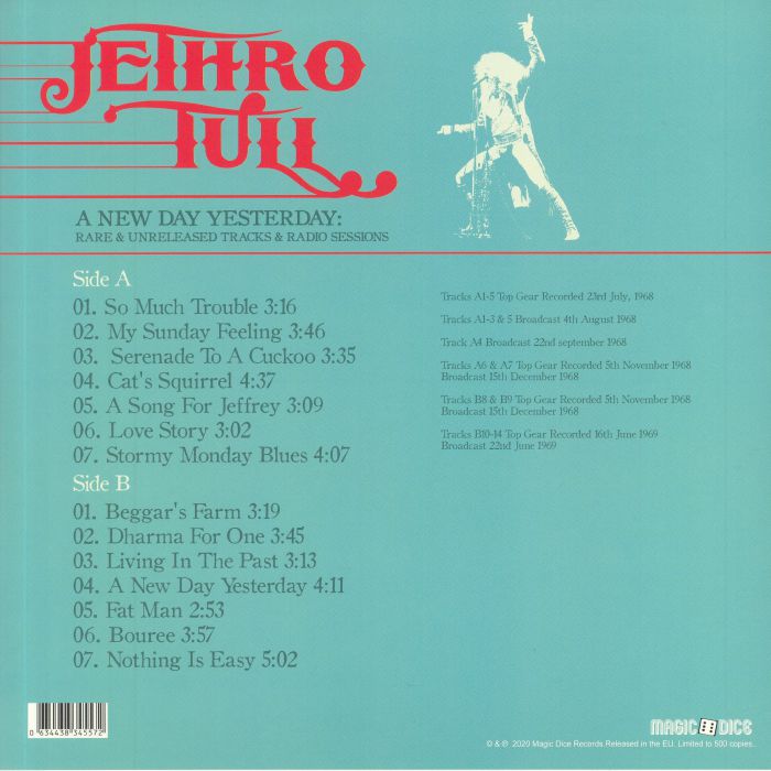 JETHRO TULL - A New Day Yesterday: Rare & Unreleased Tracks & Radio Sessions