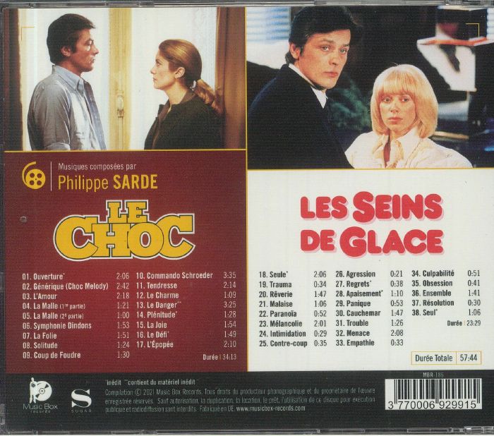 SARDE, Philippe - Le Choc/Les Seins De Glace (Soundtrack)