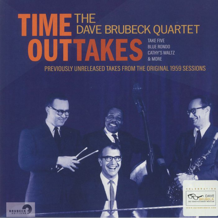 DAVE BRUBECK QUARTET, The - Time Outtakes: Previously Unreleased Takes From The Original 1959 Sessions