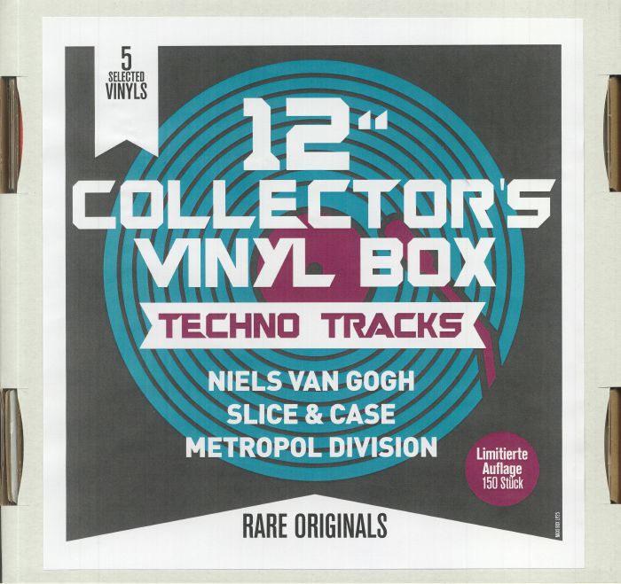 VAN GOGH, Niels/SLICE & CASE/METROPOL DIVISION/D LEWIS & EMIX/FREAKADELIKA - 12 Inch Collector's Vinyl Box: Techno Tracks