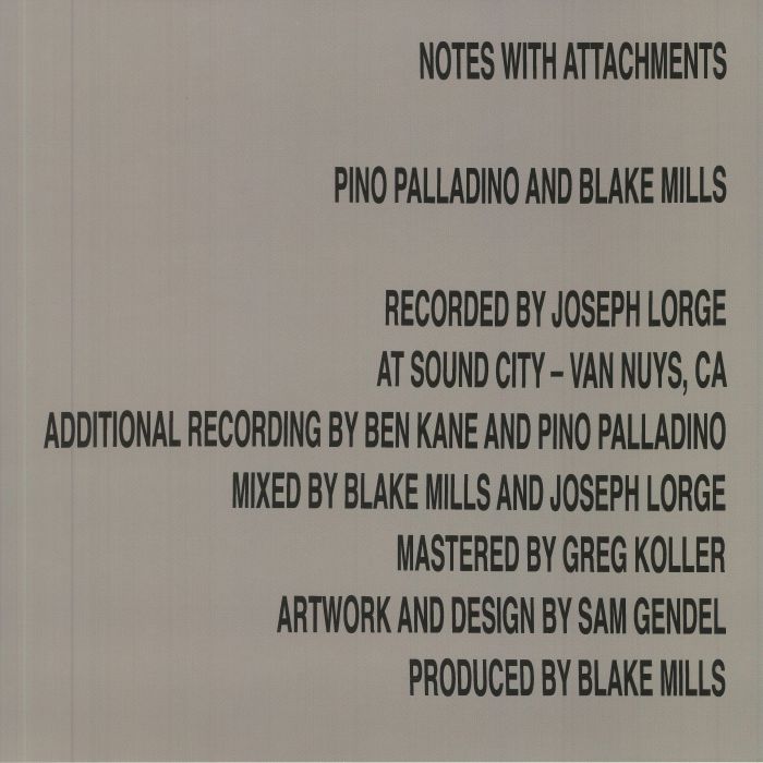Pino Palladino Notes With Attachments 新品 Pino Palladino And Blake Mills – Notes With Attachments