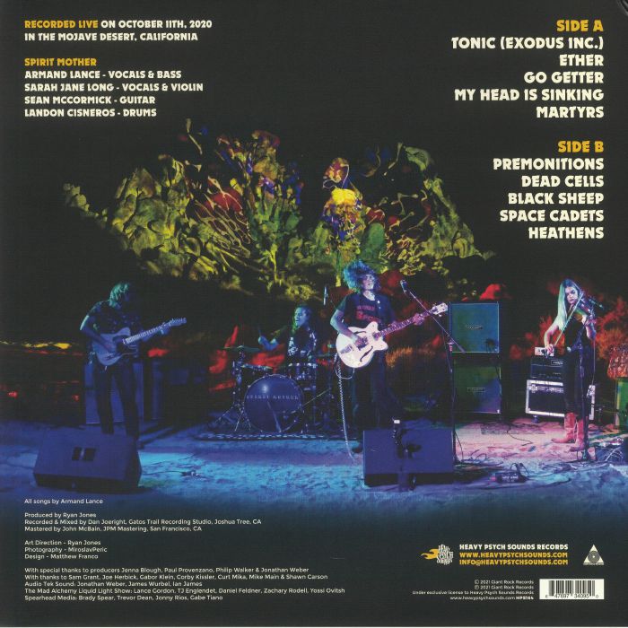 SPIRIT MOTHER - Live In The Mojave Desert Volume 3