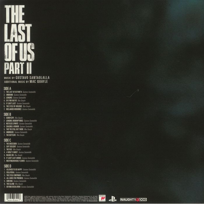 SANTAOLALLA, Gustavo/MAC QUAYLE - The Last Of Us Part II (Soundtrack)