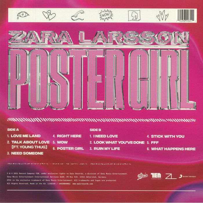 LARSSON, Zara - Poster Girl