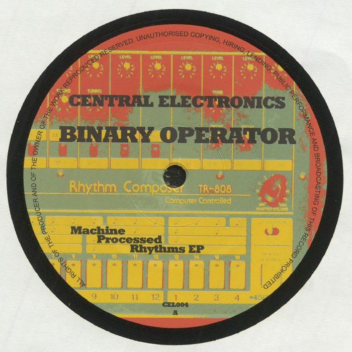 BINARY OPERATOR - Machine Processed Rhythms EP