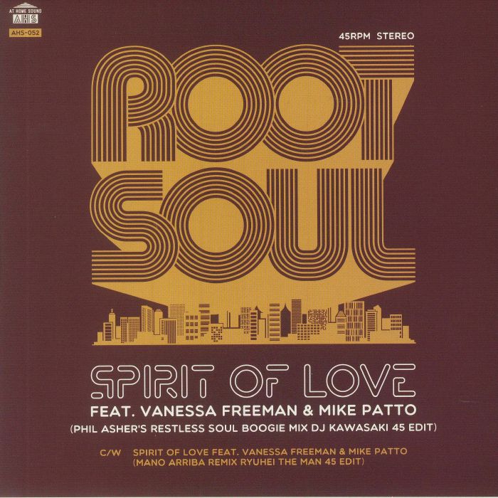 ROOT SOUL feat VANESSA FREEMAN/MIKE PATTO - Spirit Of Love