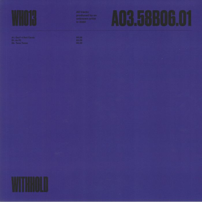WITHHOLD - WH 013