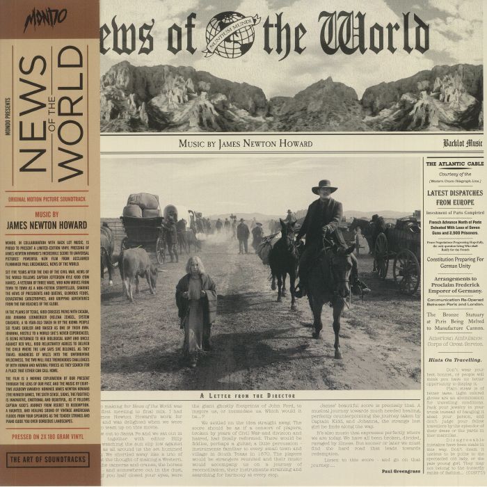 NEWTON HOWARD, James - News Of The World (Soundtrack)