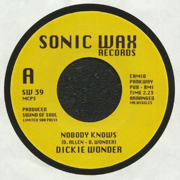 DICKIE WONDER - Nobody Knows (reissue)