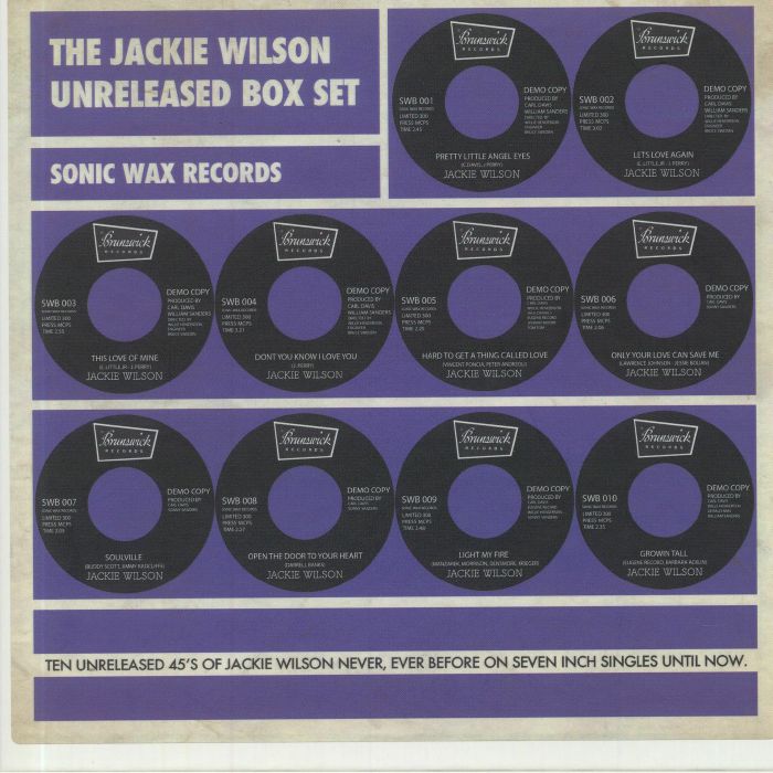 WILSON, Jackie - The Jackie Wilson Unreleased Box Set